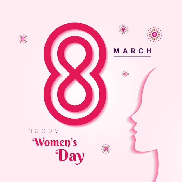 happy women day social media banner poster design