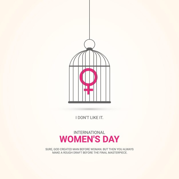 Happy women's Day. 8 march free vector