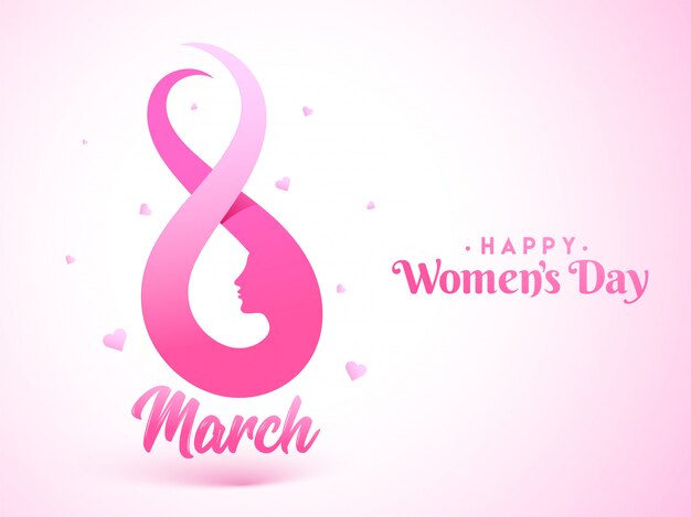 Happy Women's Day Background.