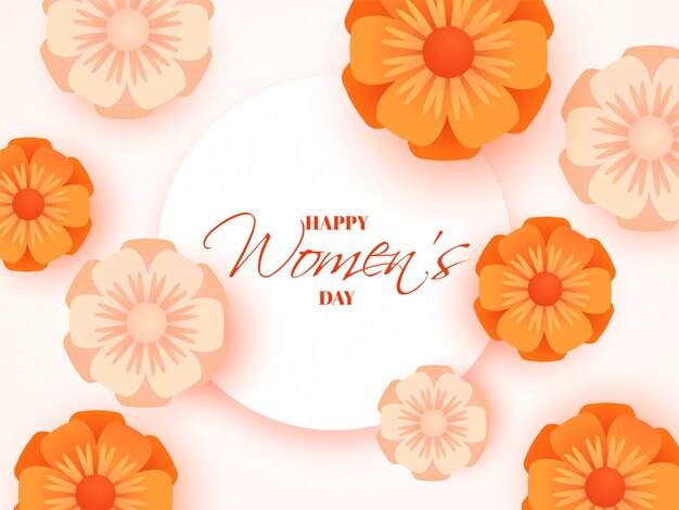 Happy women's day background.