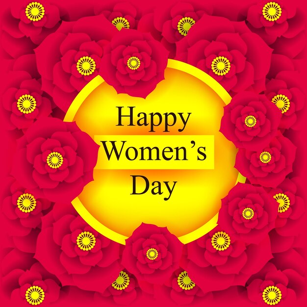 Happy women's day background