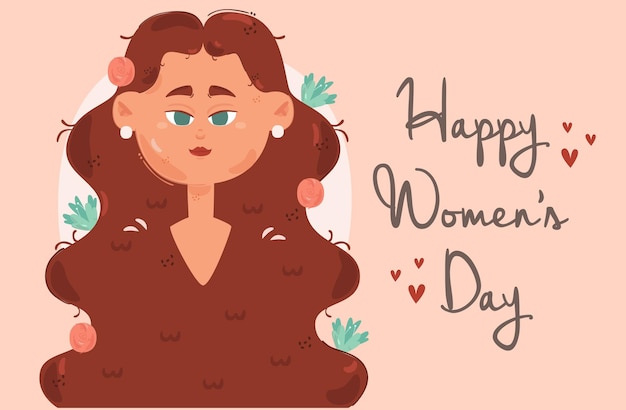 Vector happy women's day illustration