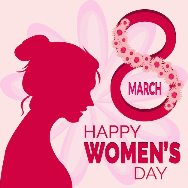 Happy women's day post design