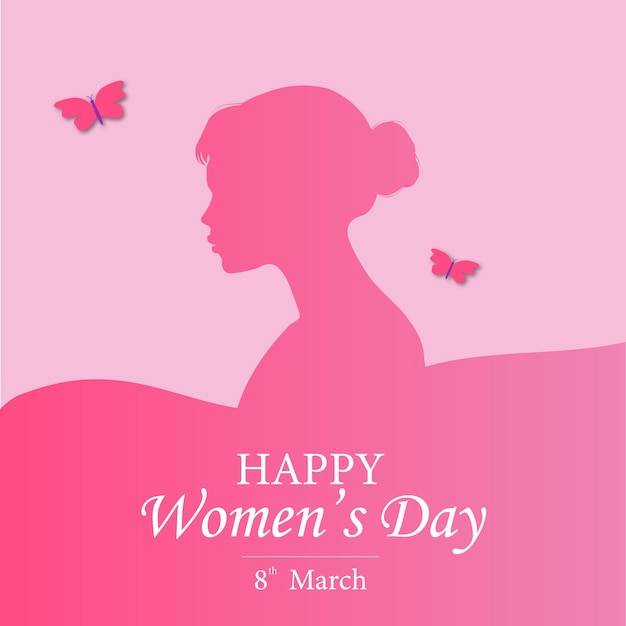 happy womens day beautiful background design