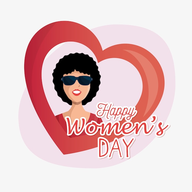 Happy womens day card