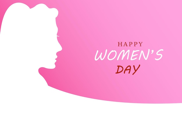 Happy womens day greeting background