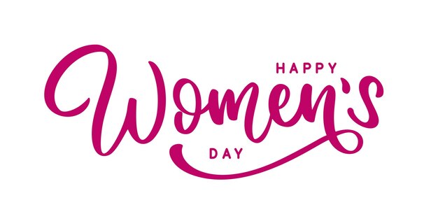 Happy womens day logo