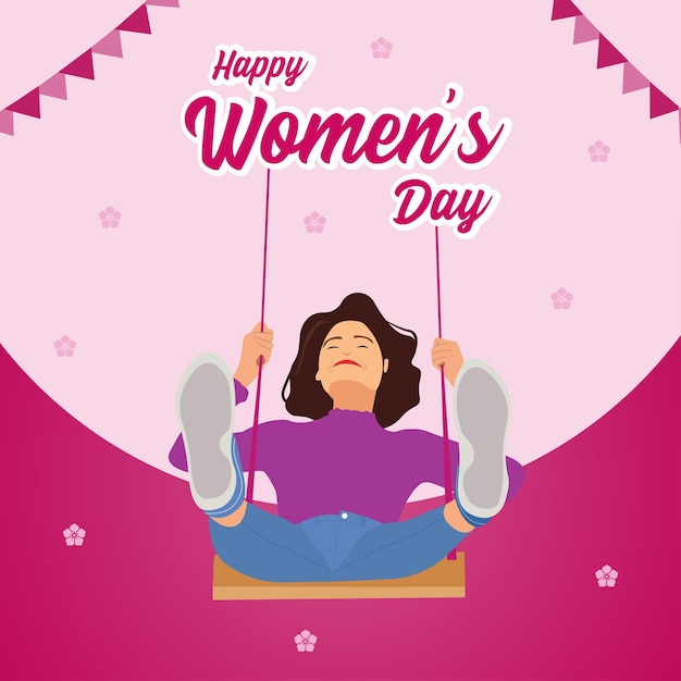 Happy womens day social media post and poster