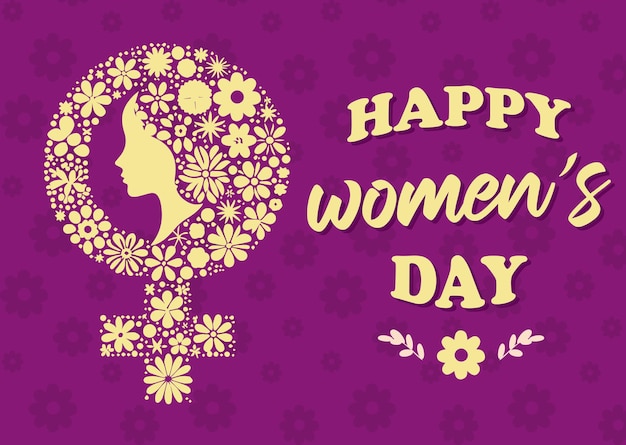 Vector happy womens day