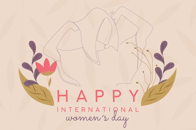 Happy womwns day car Vector