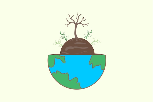 Happy World Earth Day Illustrations