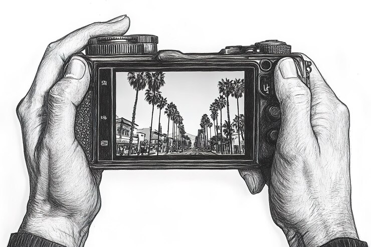 Vector happy world photography day camera vector design