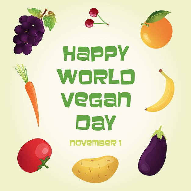 Happy world vegan day