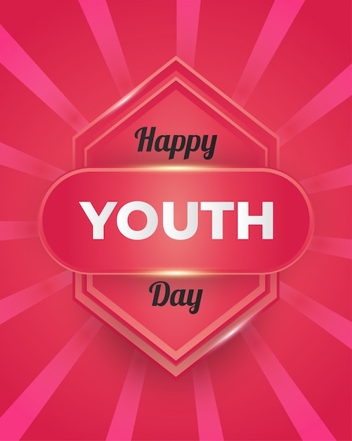 Happy Youth Day wenskaart