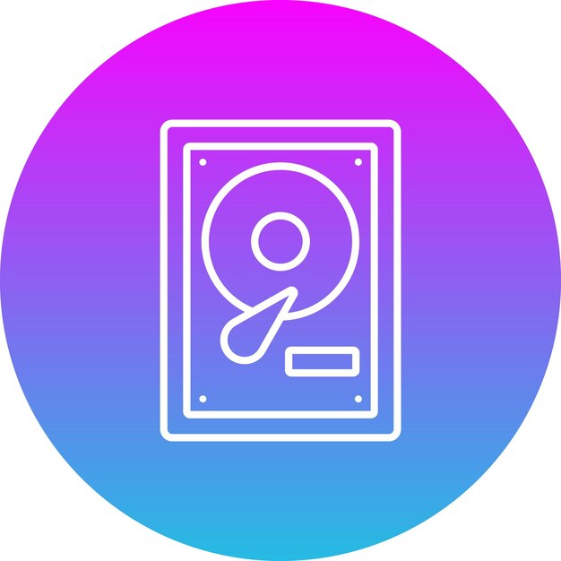 ハードディスクのアイコン
