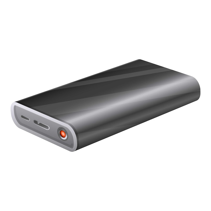 Vector hard disk memory icon cartoon vector usb storage external data
