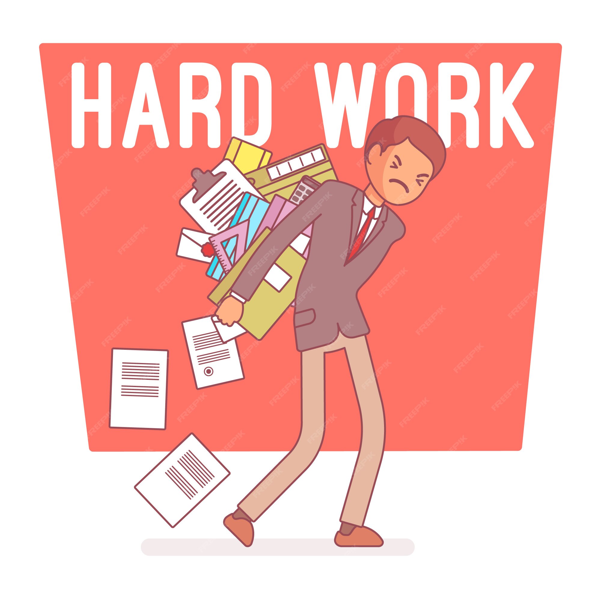 hard worker clipart