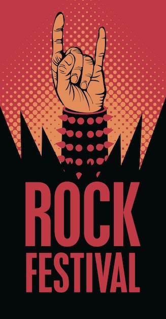 Vector hardrockposter