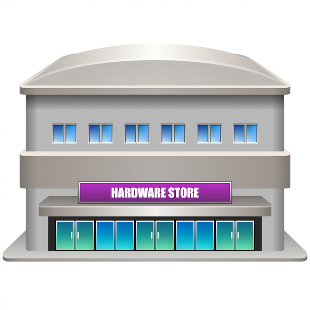 Строительный магазин фасад