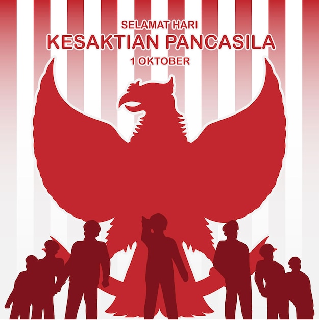 Vector hari kesaktian pancasila 2