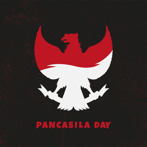 Hari Lahir Pancasila 1 Juni 翻訳 6 月 1 日インドネシア Pancasila 日多様性ベクトル図の団結