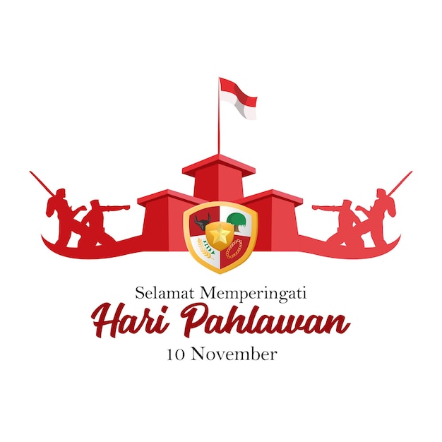 Hari pahlawan nasional means national heroes day indonesië dag