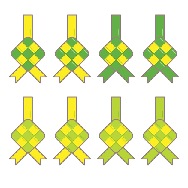 Хари Рая Рамадан Кетупат Плоский Дизайн
