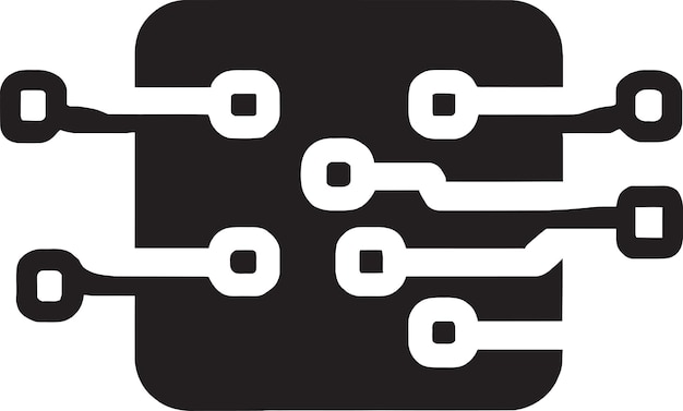 Vector harmonische structuur geometrische vorm pictogram vector