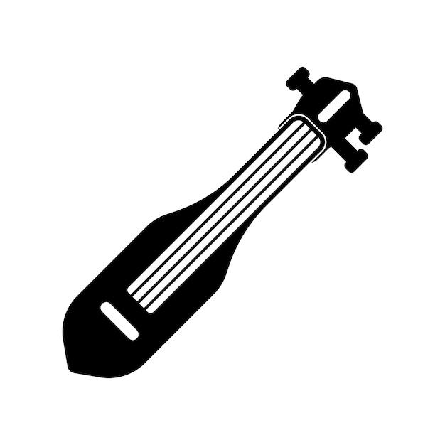 Vector harp icoon logo vector illustratie ontwerp sjabloon