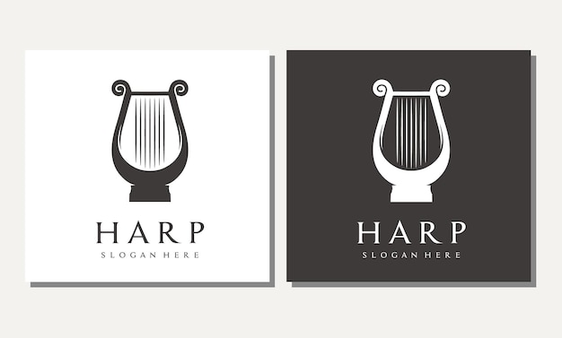 Logo dell'arpa con il titolo'harp logo '