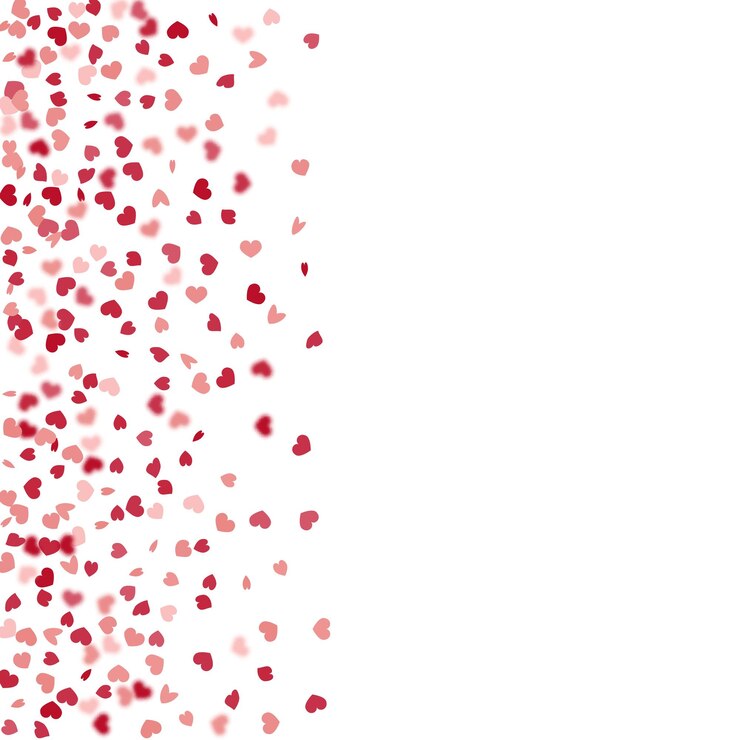 Vector hart achtergrond. exploderend als teken. vectormalplaatje voor moederdagkaart. 8 maart spandoek met plat hart. st valentijnskaart met klassieke harten. lege vintage confetti sjabloon. rood roze