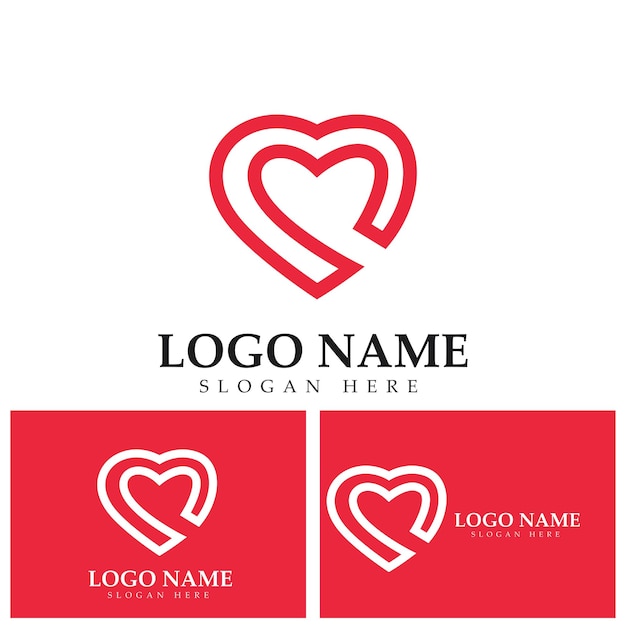 Hart pictogram Vector liefde symbool Valentijnsdag teken embleem geïsoleerd op een witte achtergrond met schaduw vlakke stijl voor grafische en webdesign logo
