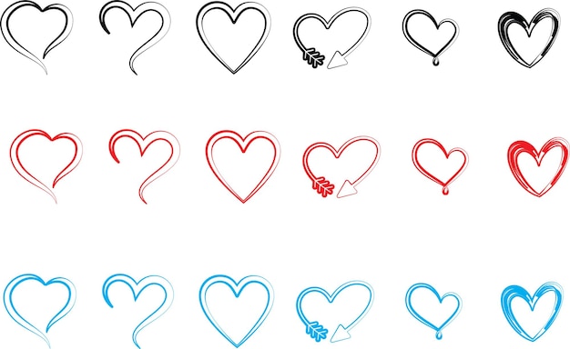 Hart Svg Bundle Hearts Svg Love Svg Valentine Days Svg Cute Heart Cut Files Hart Iconen Dxf