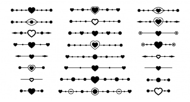 Vector hartdeler set