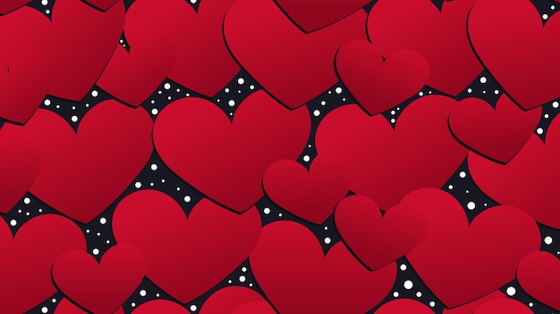 Harten naadloos patroon achtergrond Vector illustratie