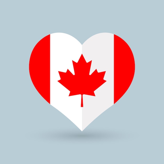 Hartsymbool Canadese vlag