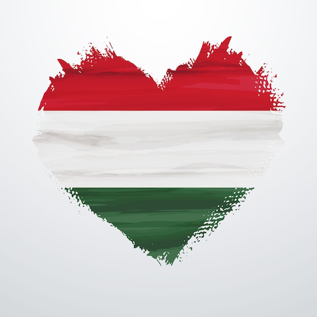 Hartvormige vlag van Hongarije