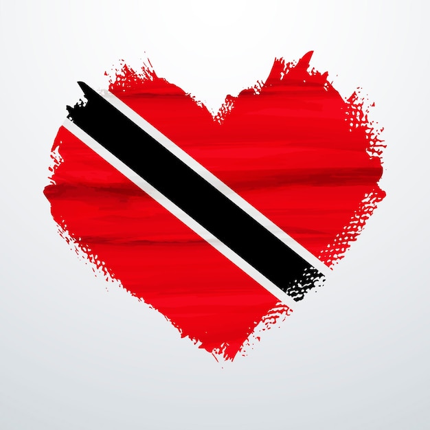 Hartvormige vlag van Trinidad en Tobago