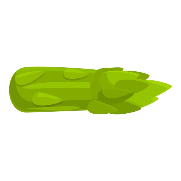 수확 아스파라거스 아이콘 흰색 배경에 고립 된 웹 디자인을 위한 수확 아스파라거스 벡터 아이콘의 만화