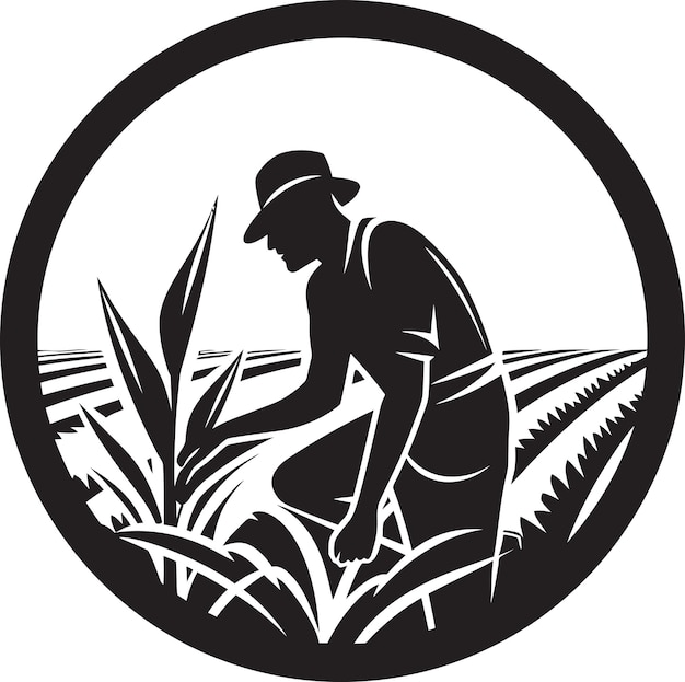 Harvesting Hues Agriculture Logo Design Icon Agrarian Legacy Farming Vector Symbol