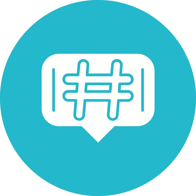 Hashtags icon vector image Can be used for Copywriting