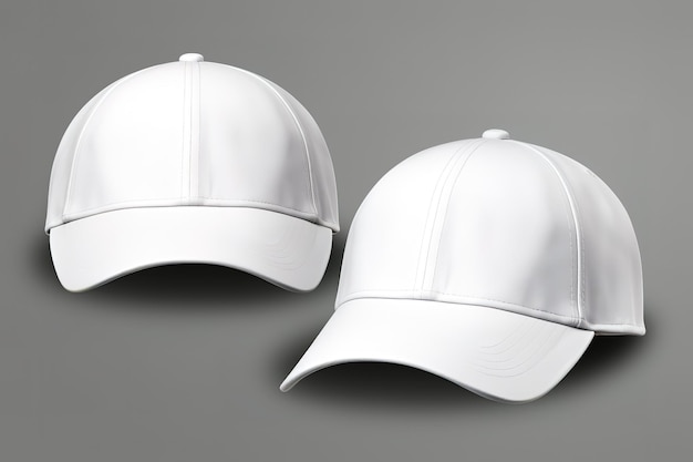 Vector hat cap mockup 3d rendering