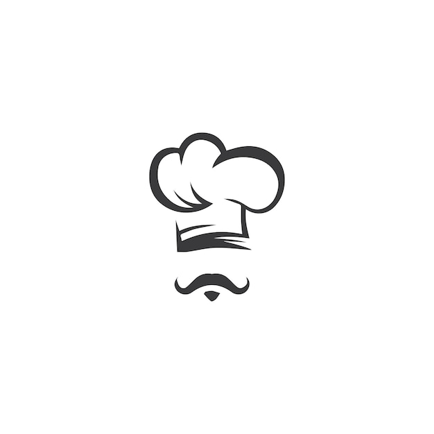 Hat chef logo template