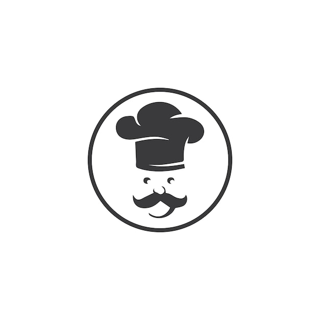 Hat chef logo template