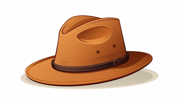 Hat clipart vector on a white background