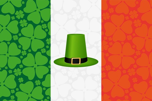 Vector hat cylinder on st patrick s day