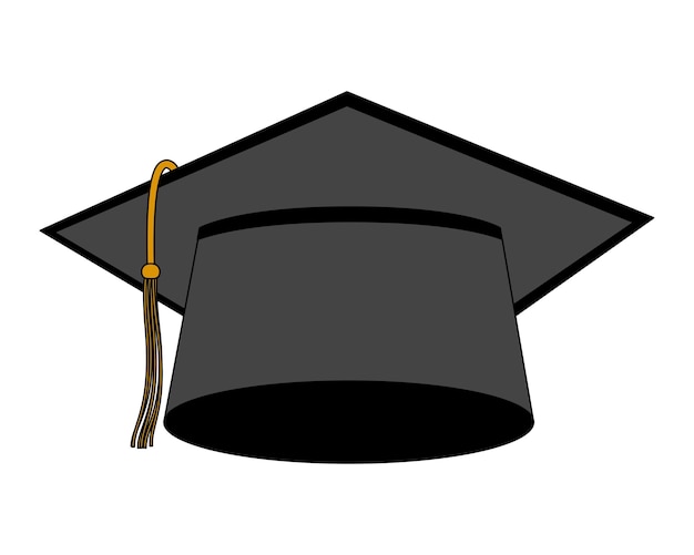 Hat graduation isolated icon vector illustration design