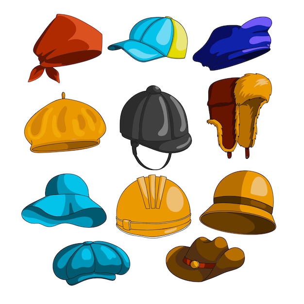 Hat icon collection