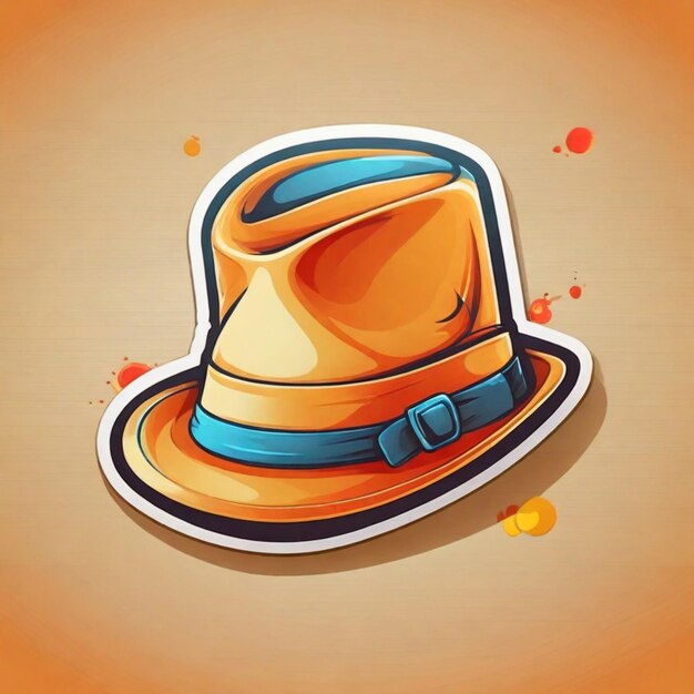 Vector hat vector background