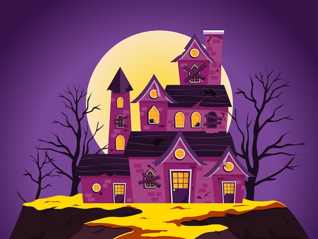 Haunted house halloween